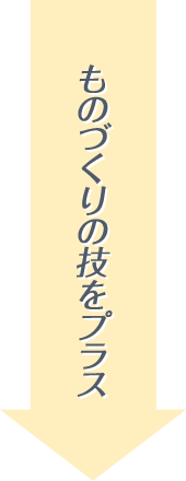 ものづくりの技をプラス